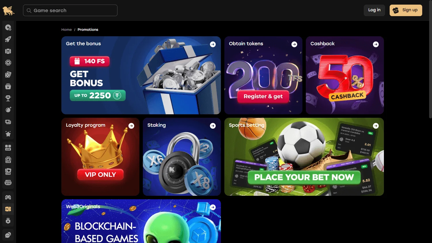 Fairspin Casino promotions experience on desktop